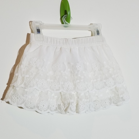 Carter's Other - Carter's Lined Embroidered Ruffle Tier Skirt 12m